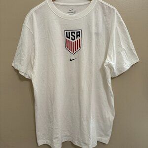 Nike Olympic USWNT Team USA Soccer Shirt White Women's L DH8804-100 NEW
